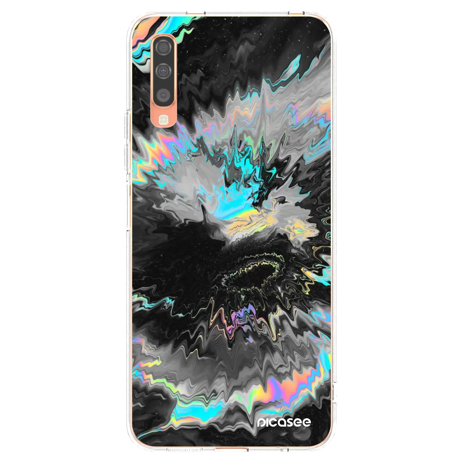 Picasee silikónový prehľadný obal pre Samsung Galaxy A70 A705F - Magnetic