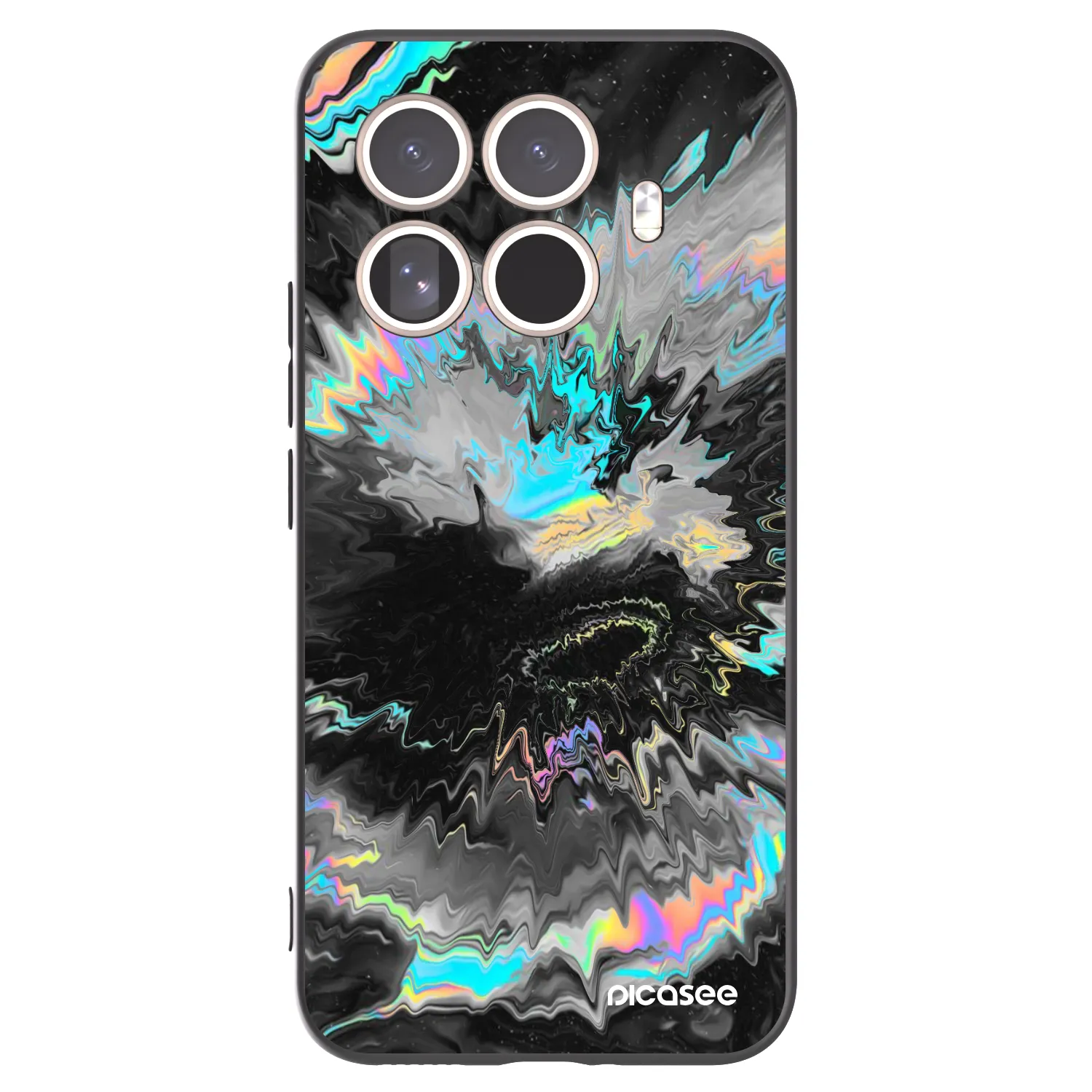 Silikónový čierny obal pre Xiaomi 15T Pro - Magnetic