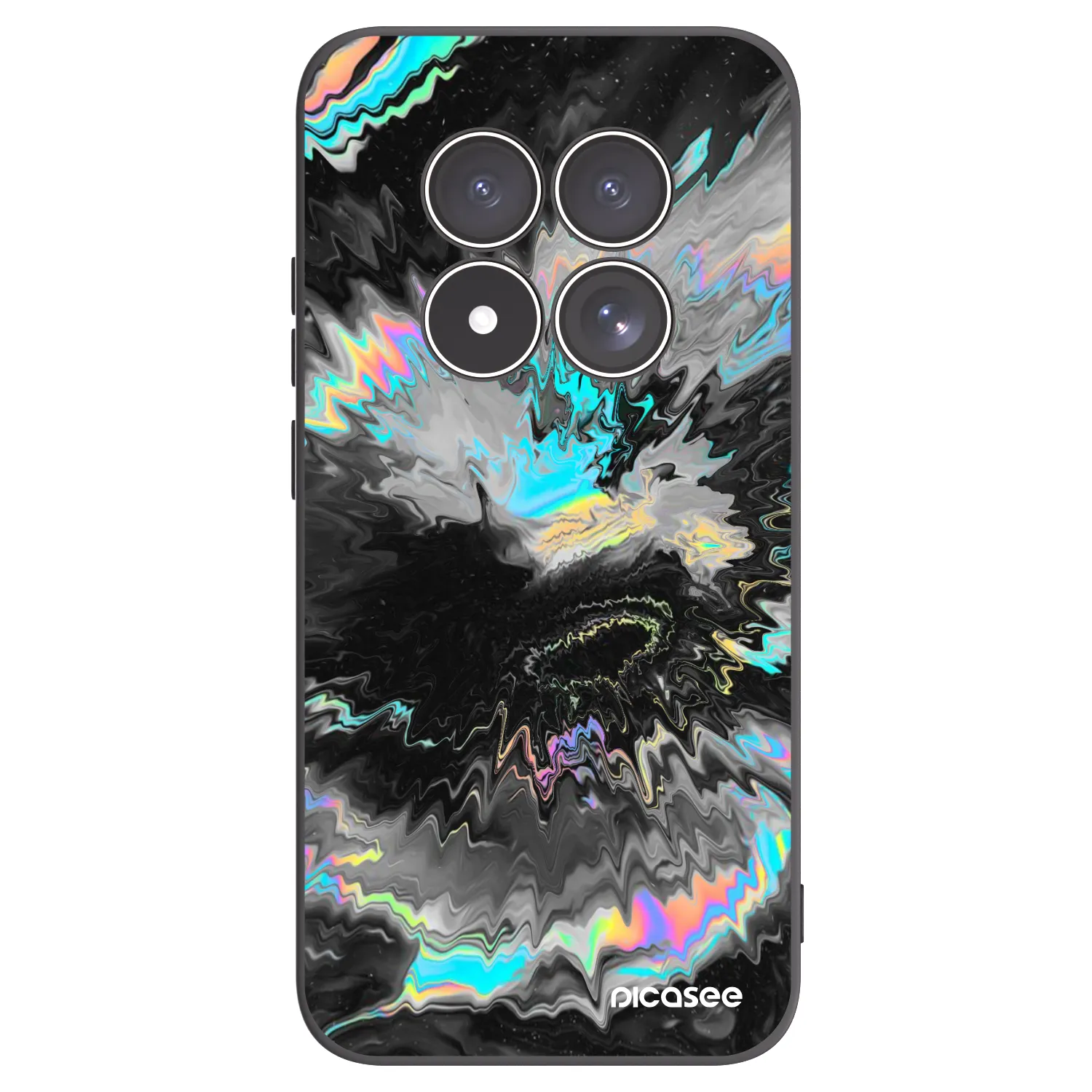 Picasee silikónový čierny obal pre Xiaomi Redmi Note 15 Pro 5G - Magnetic