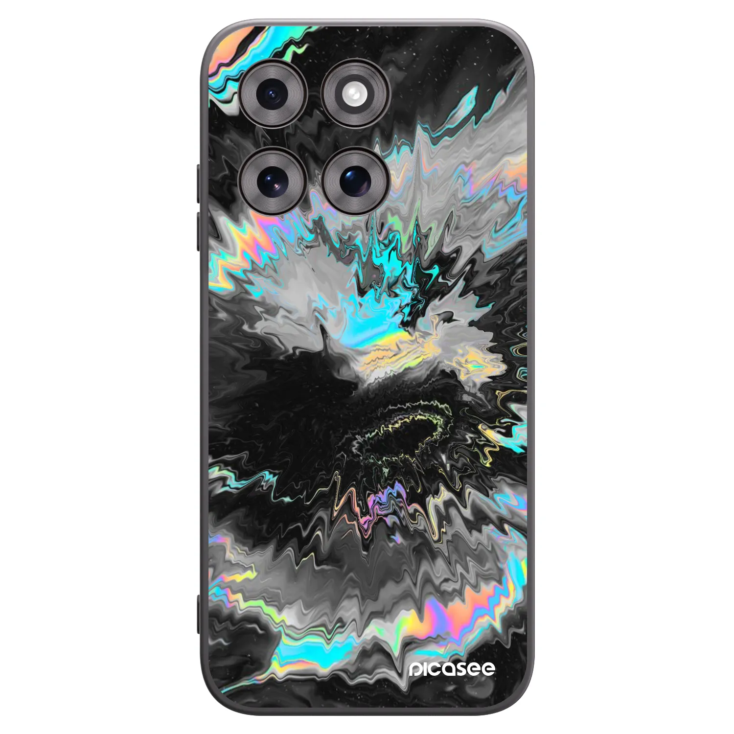 Picasee silikónový čierny obal pre Motorola Moto G77 - Magnetic