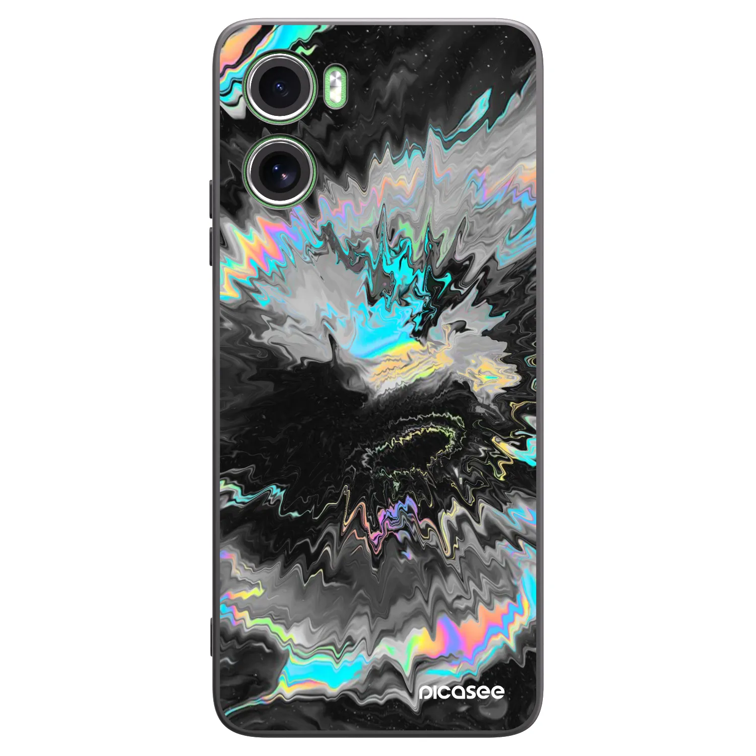 Picasee silikónový čierny obal pre Motorola Moto G06 - Magnetic