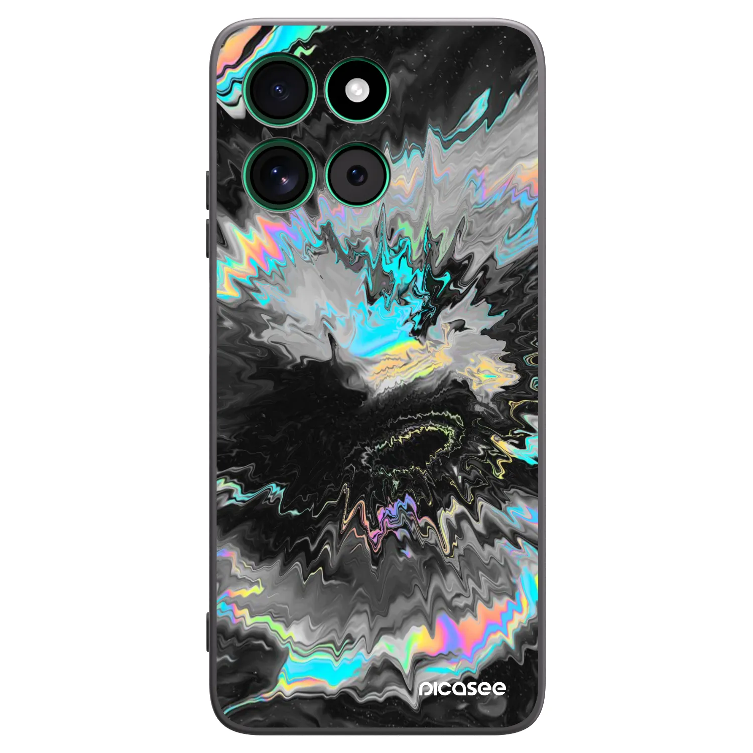Picasee silikónový čierny obal pre Motorola Moto G57 Power - Magnetic