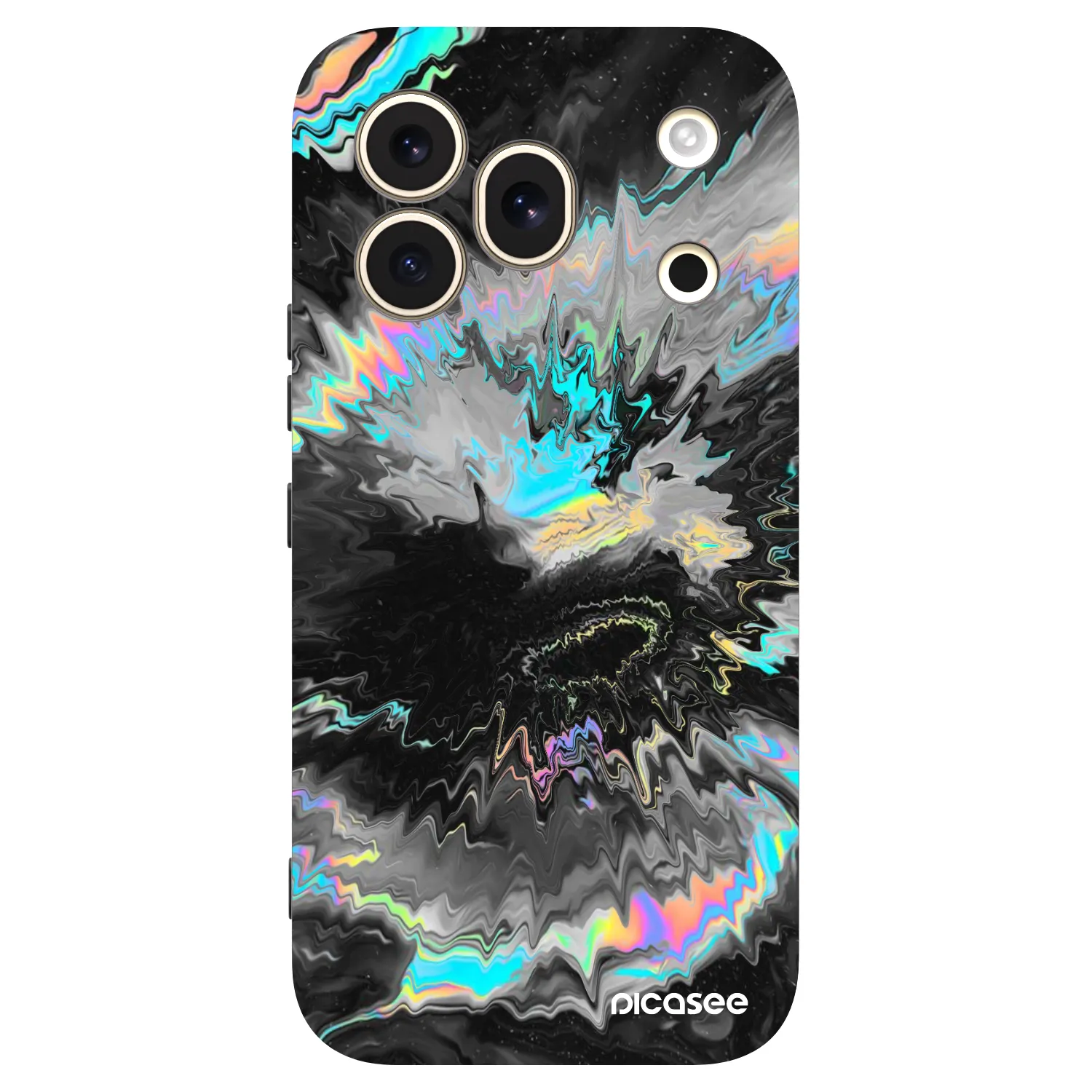 Picasee silikónový čierny obal pre Honor 600 Pro - Magnetic