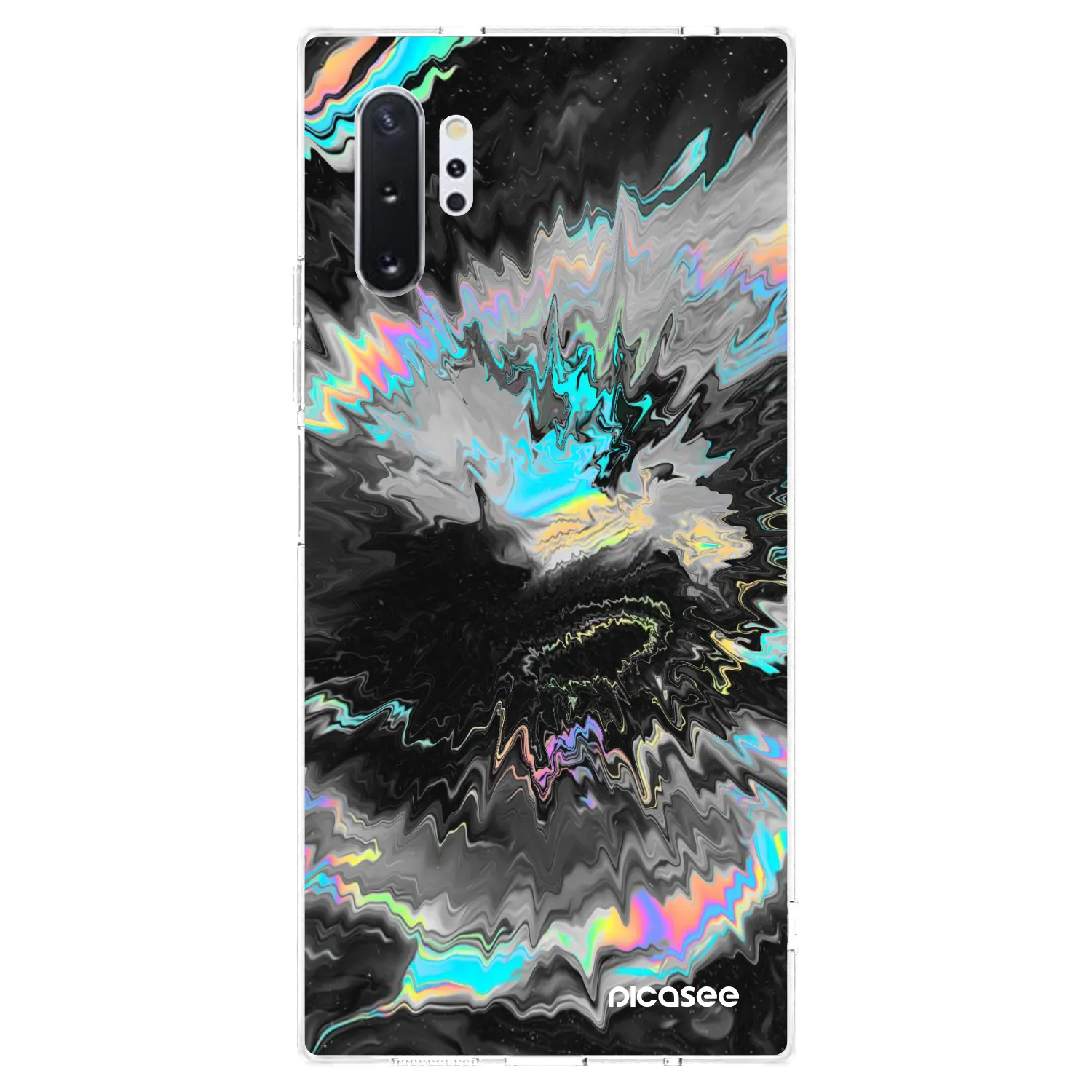 Picasee silikónový prehľadný obal pre Samsung Galaxy Note 10+ N975F - Magnetic
