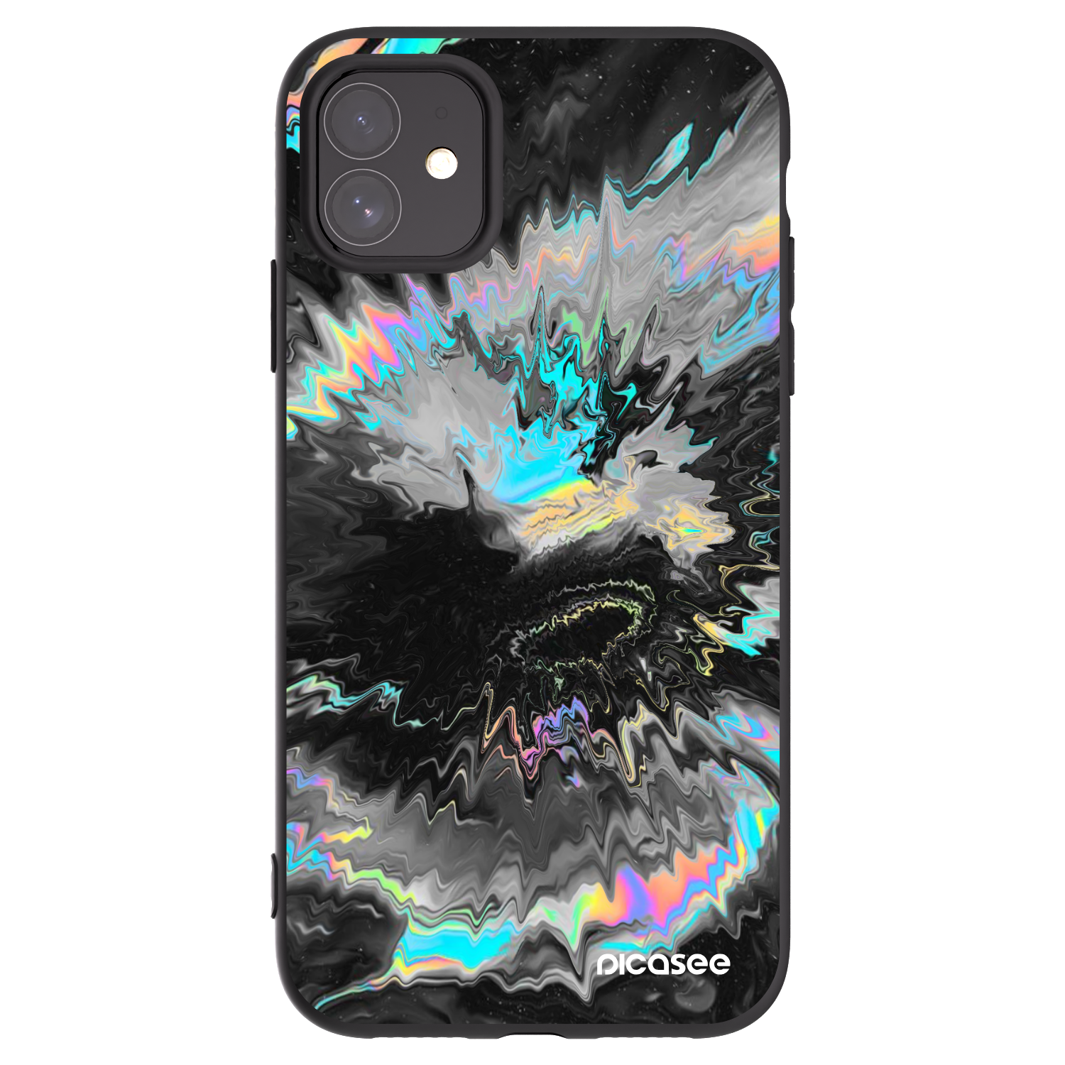 Picasee silikónový čierny obal pre Apple iPhone 11 - Magnetic