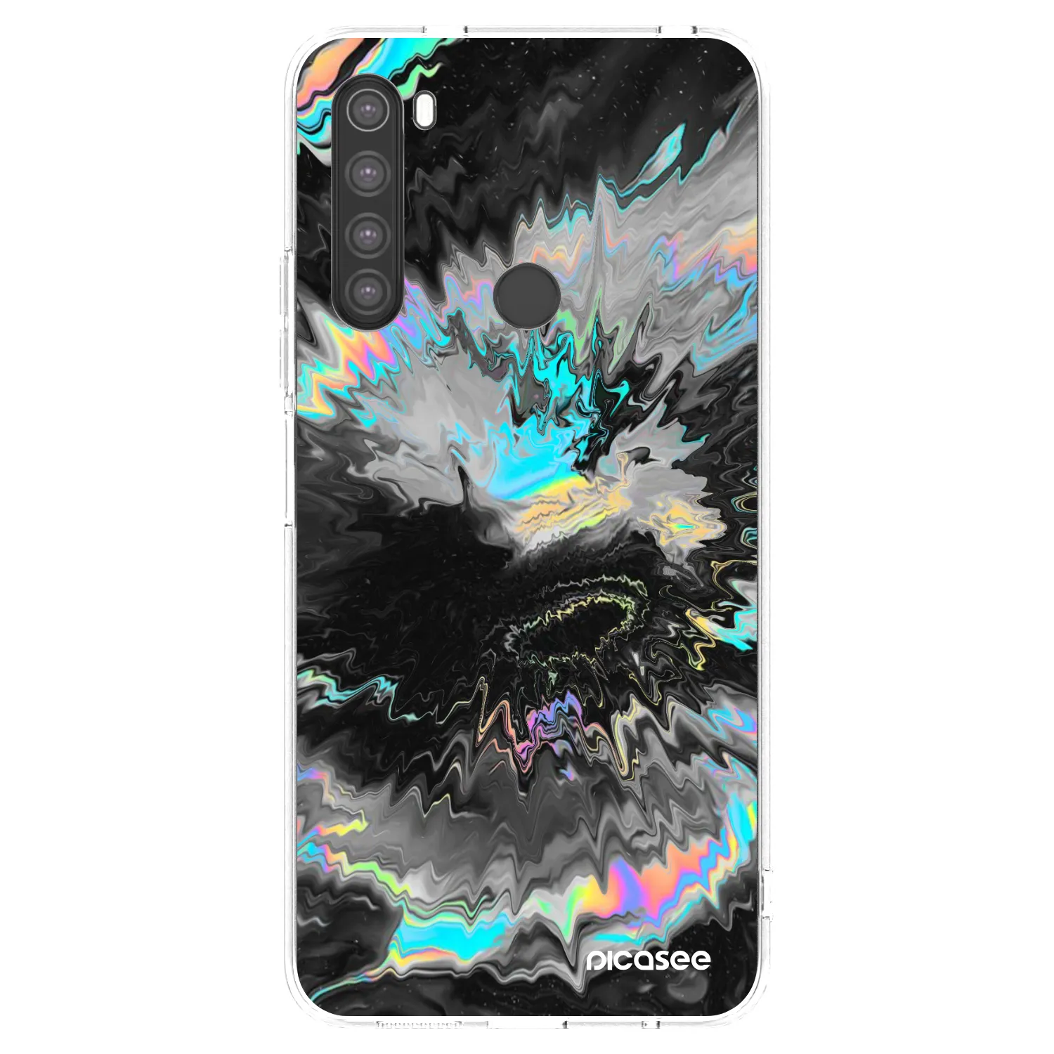 Picasee silikónový prehľadný obal pre Xiaomi Redmi Note 8 - Magnetic