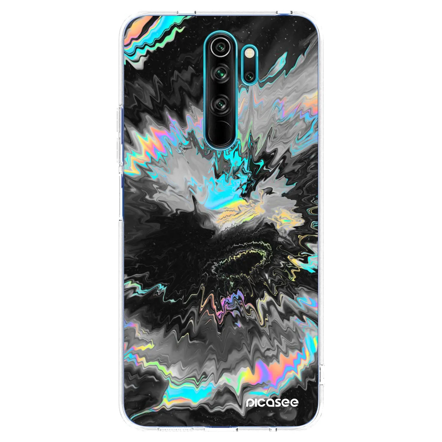 Picasee silikónový prehľadný obal pre Xiaomi Redmi Note 8 Pro - Magnetic