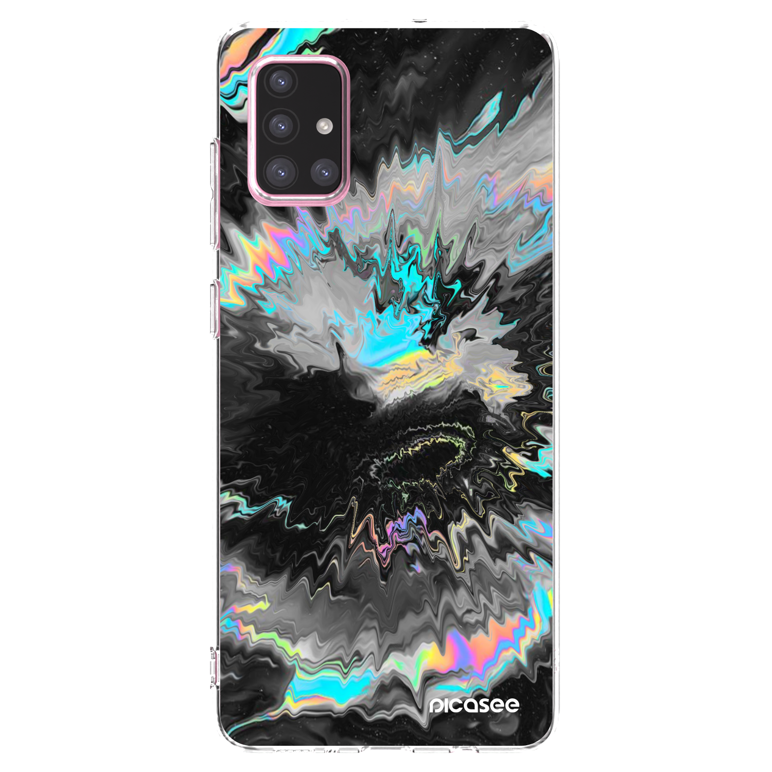 Picasee silikónový prehľadný obal pre Samsung Galaxy A71 A715F - Magnetic
