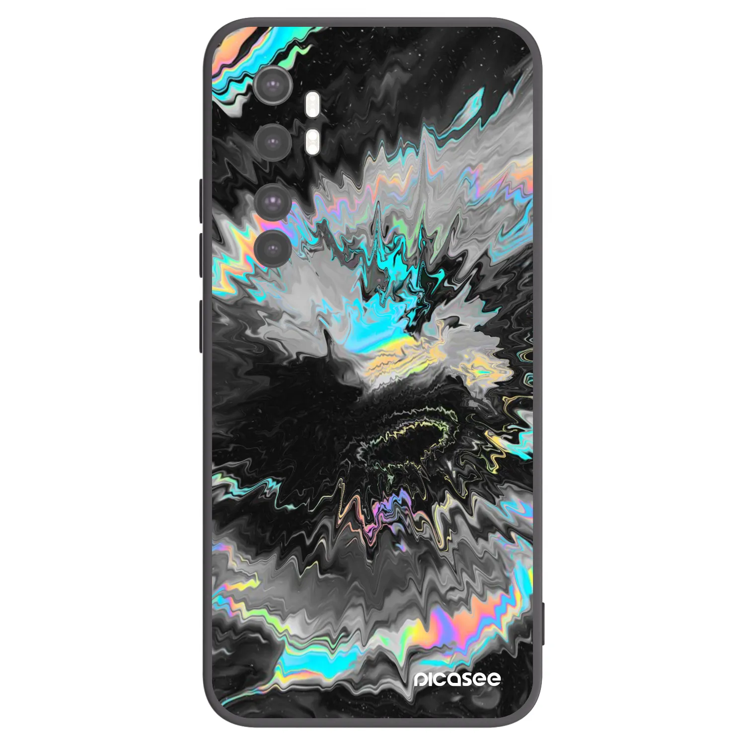 Picasee silikónový čierny obal pre Xiaomi Mi Note 10 Lite - Magnetic