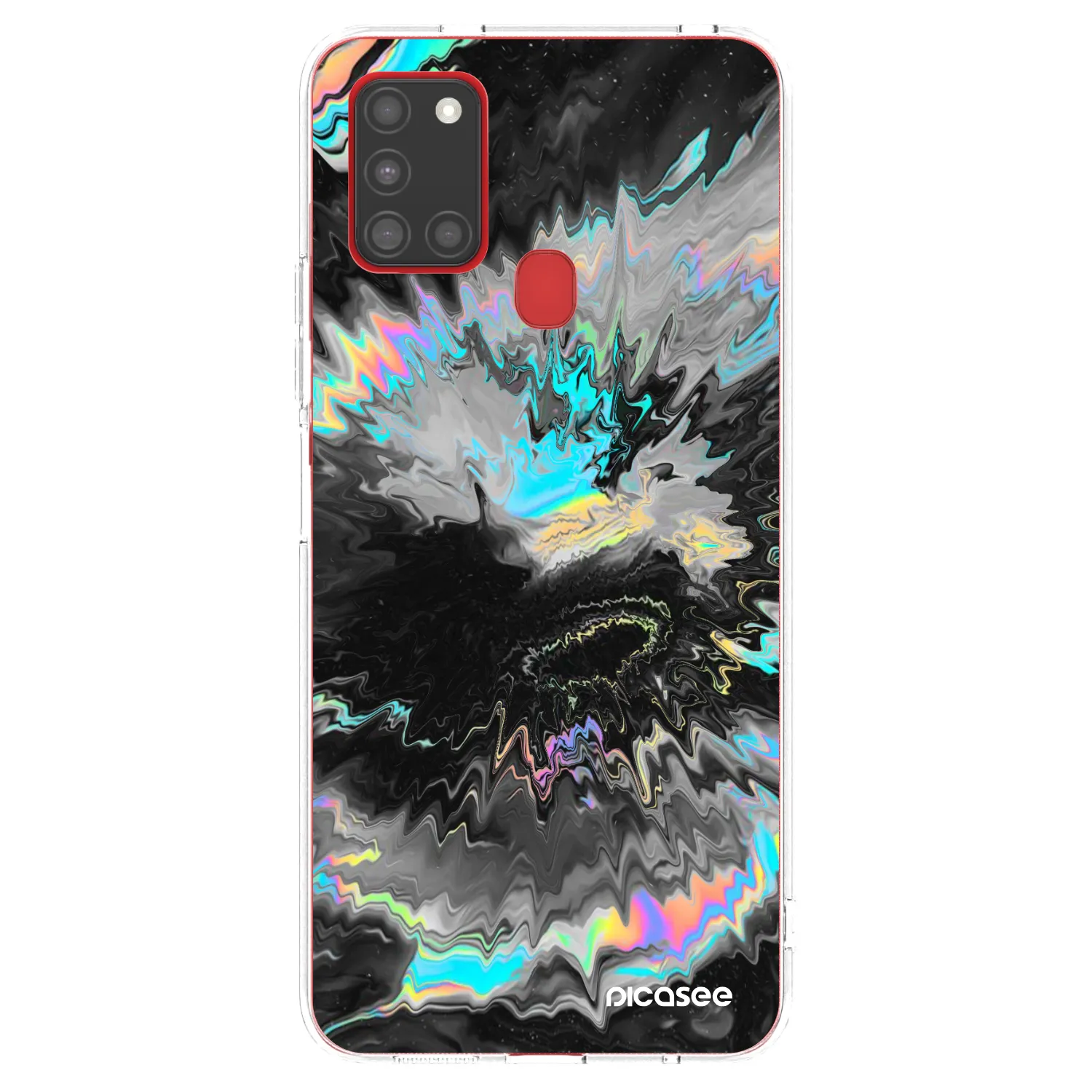 Picasee silikónový prehľadný obal pre Samsung Galaxy A21s - Magnetic