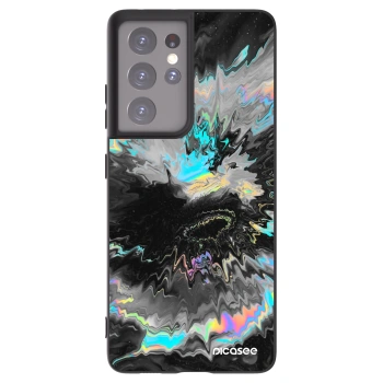 Picasee silikónový čierny obal pre Samsung Galaxy S21 Ultra 5G G998B - Magnetic