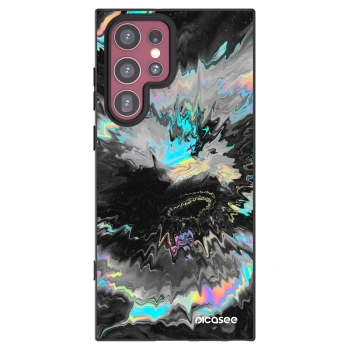 Picasee silikónový čierny obal pre Samsung Galaxy S22 Ultra 5G - Magnetic