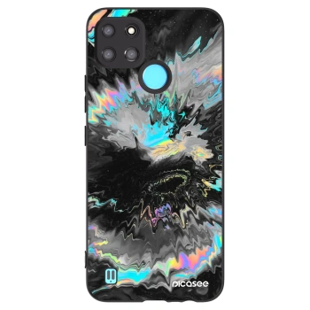 Picasee silikónový čierny obal pre Realme C21Y - Magnetic