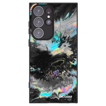Picasee silikónový čierny obal pre Samsung Galaxy S23 Ultra 5G - Magnetic