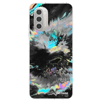 Picasee silikónový prehľadný obal pre Motorola Moto G51 - Magnetic