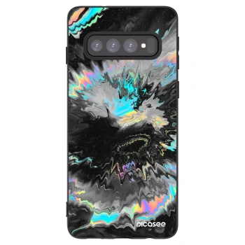 Picasee silikónový čierny obal pre Samsung Galaxy S10 G973 - Magnetic