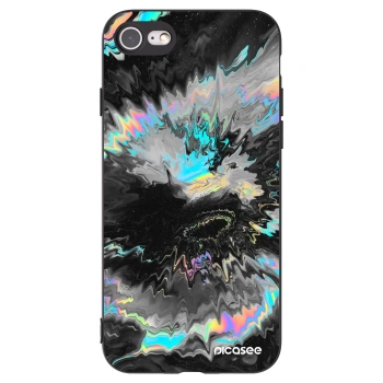 Picasee silikónový čierny obal pre Apple iPhone SE 2020 - Magnetic