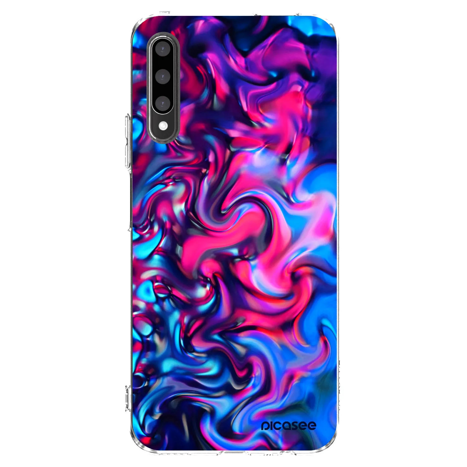 Picasee silikónový prehľadný obal pre Honor 9X Pro - Redlight