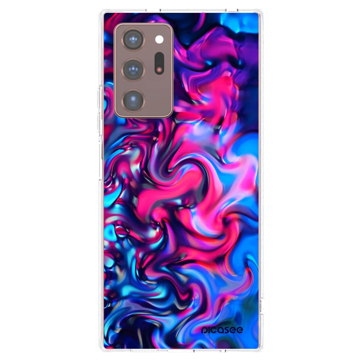 Picasee silikónový prehľadný obal pre Samsung Galaxy Note 20 Ultra - Redlight