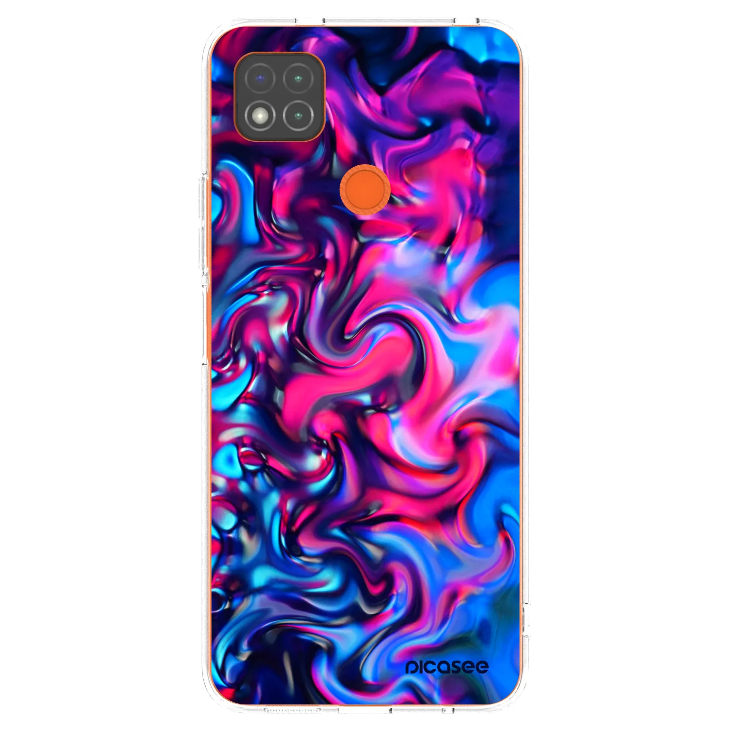 Picasee silikónový prehľadný obal pre Xiaomi Redmi 9C - Redlight