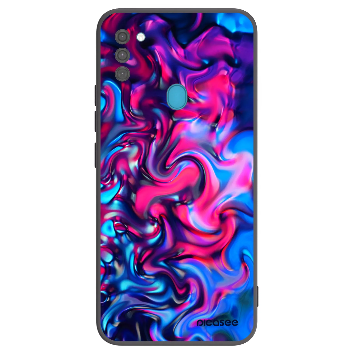 Picasee silikónový čierny obal pre Samsung Galaxy M11 - Redlight