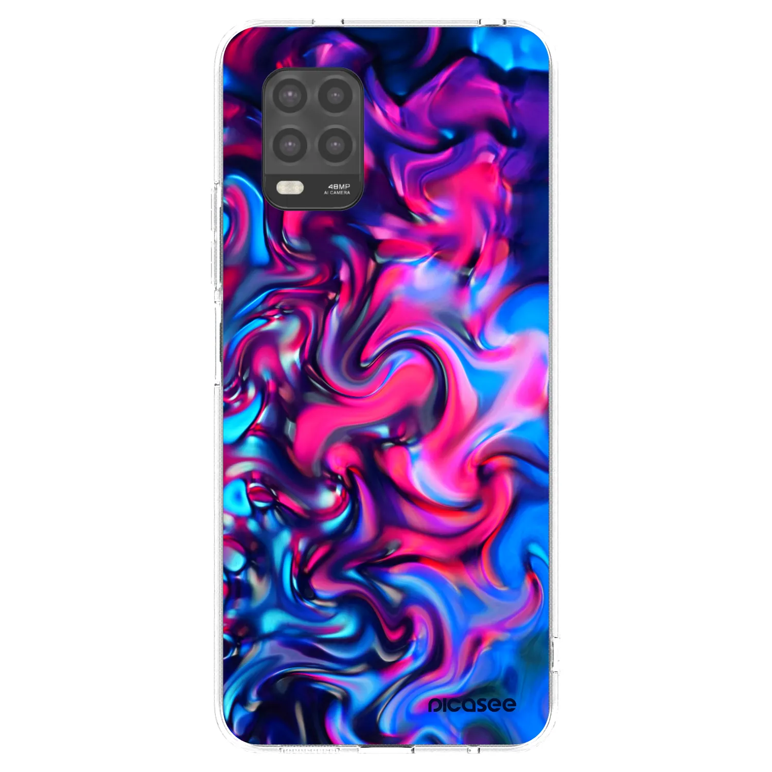 Silikónový prehľadný obal pre Xiaomi Mi 10 Lite - Redlight