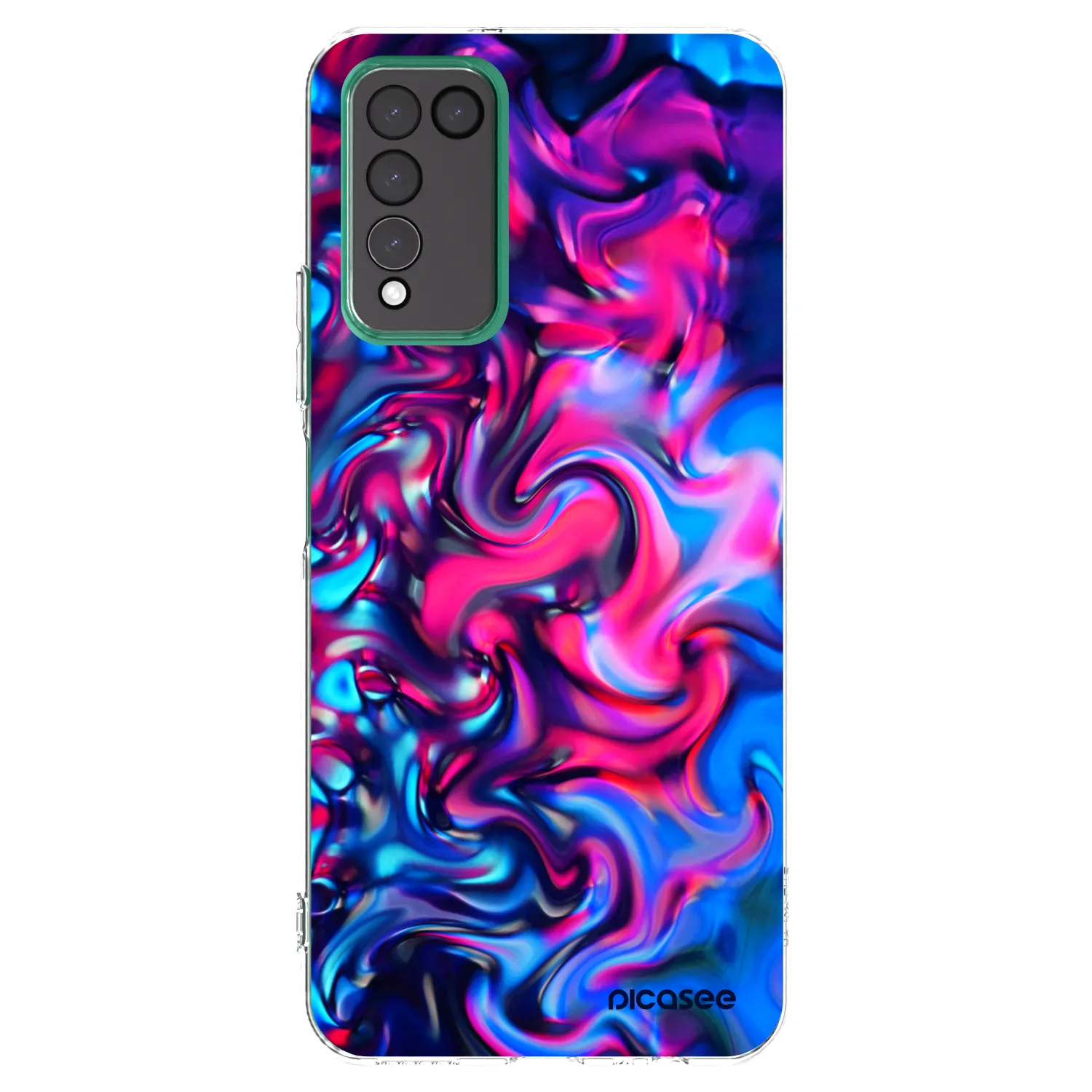 Picasee silikónový prehľadný obal pre Honor 10X Lite - Redlight