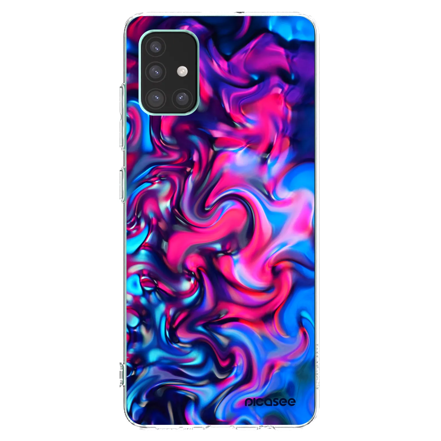 Picasee silikónový prehľadný obal pre Samsung Galaxy M51 M515F - Redlight