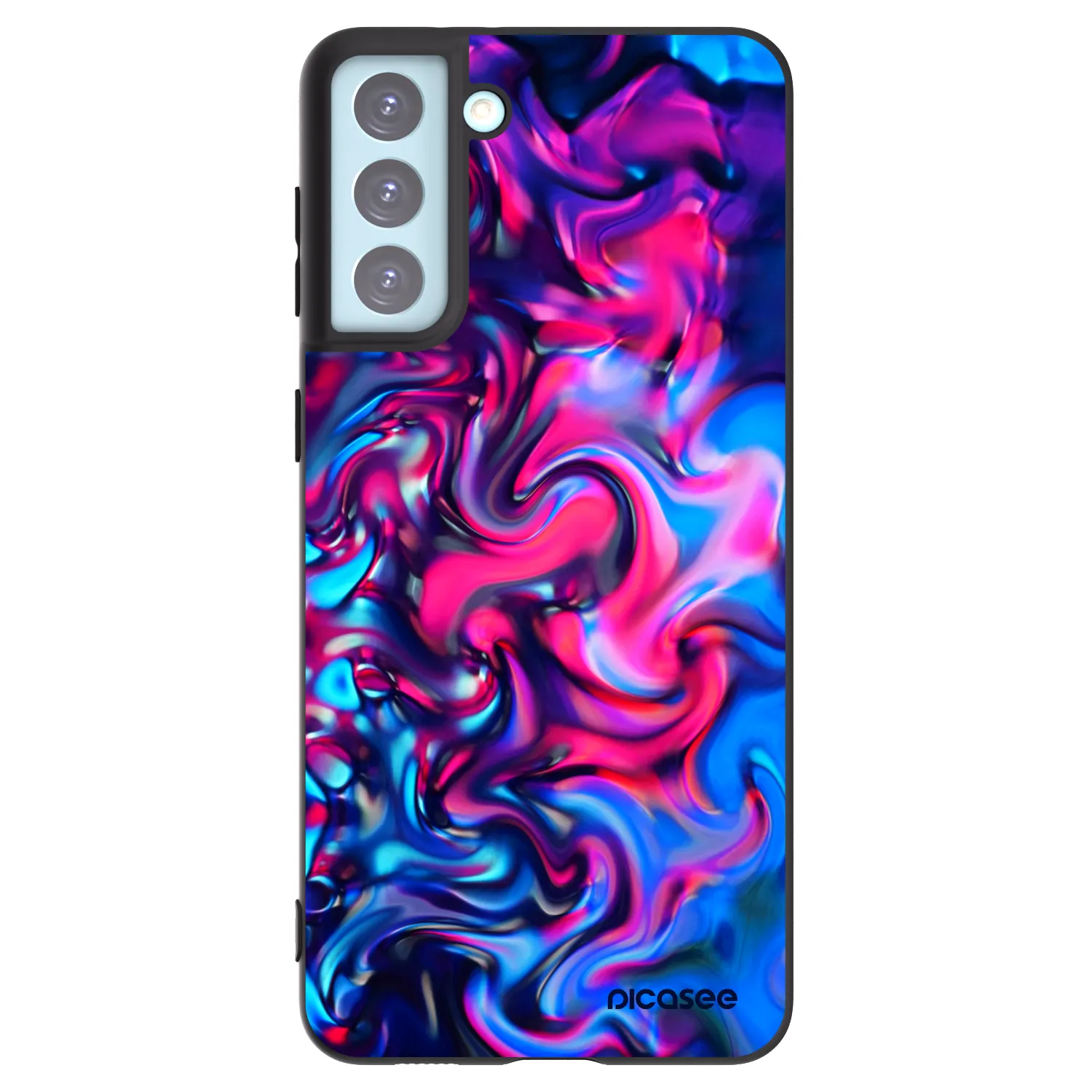 Picasee silikónový čierny obal pre Samsung Galaxy S21+ 5G G996F - Redlight