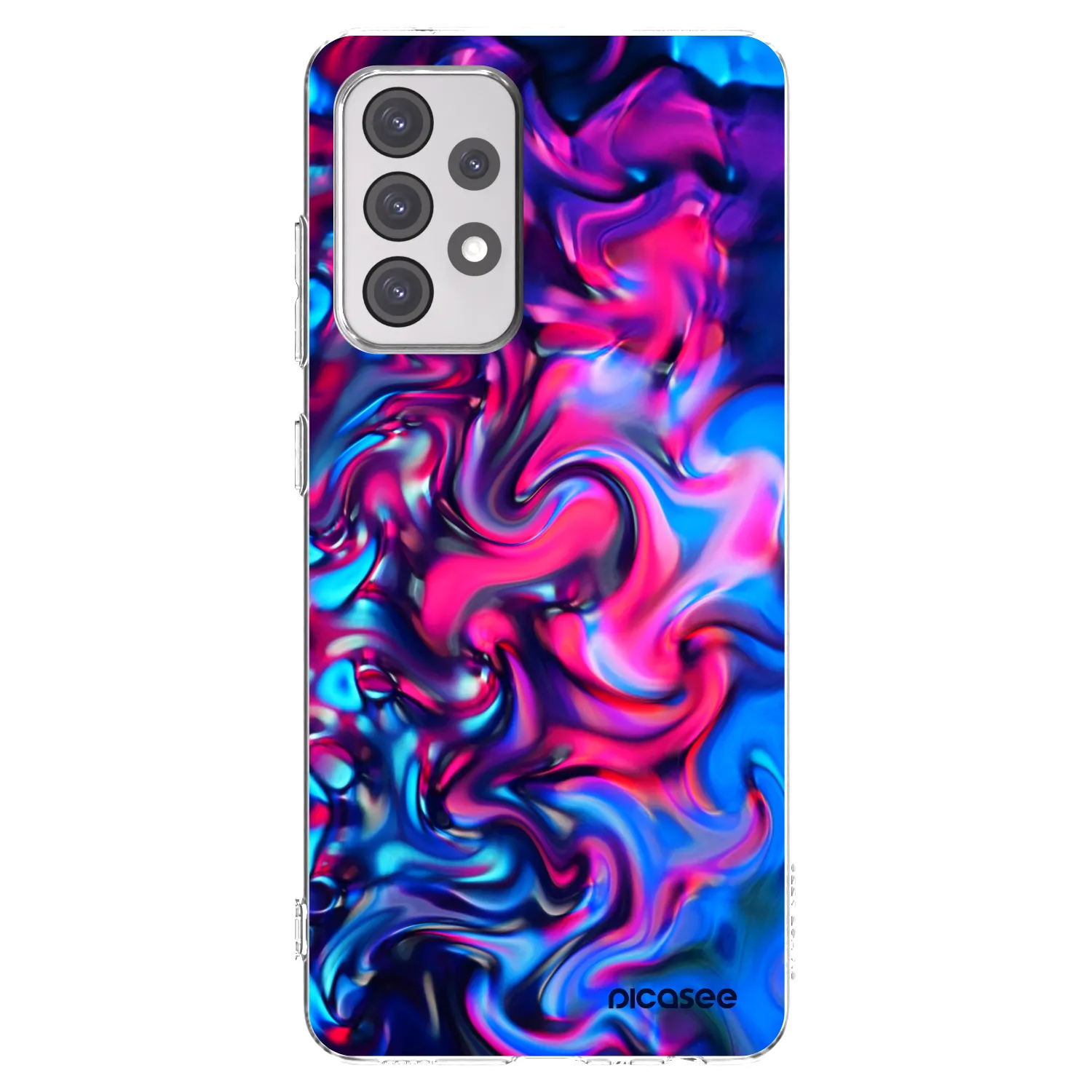 Picasee silikónový prehľadný obal pre Samsung Galaxy A52 5G A525F - Redlight