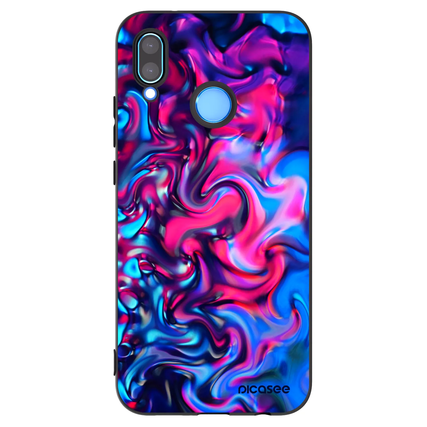 Picasee silikónový čierny obal pre Huawei P20 Lite - Redlight