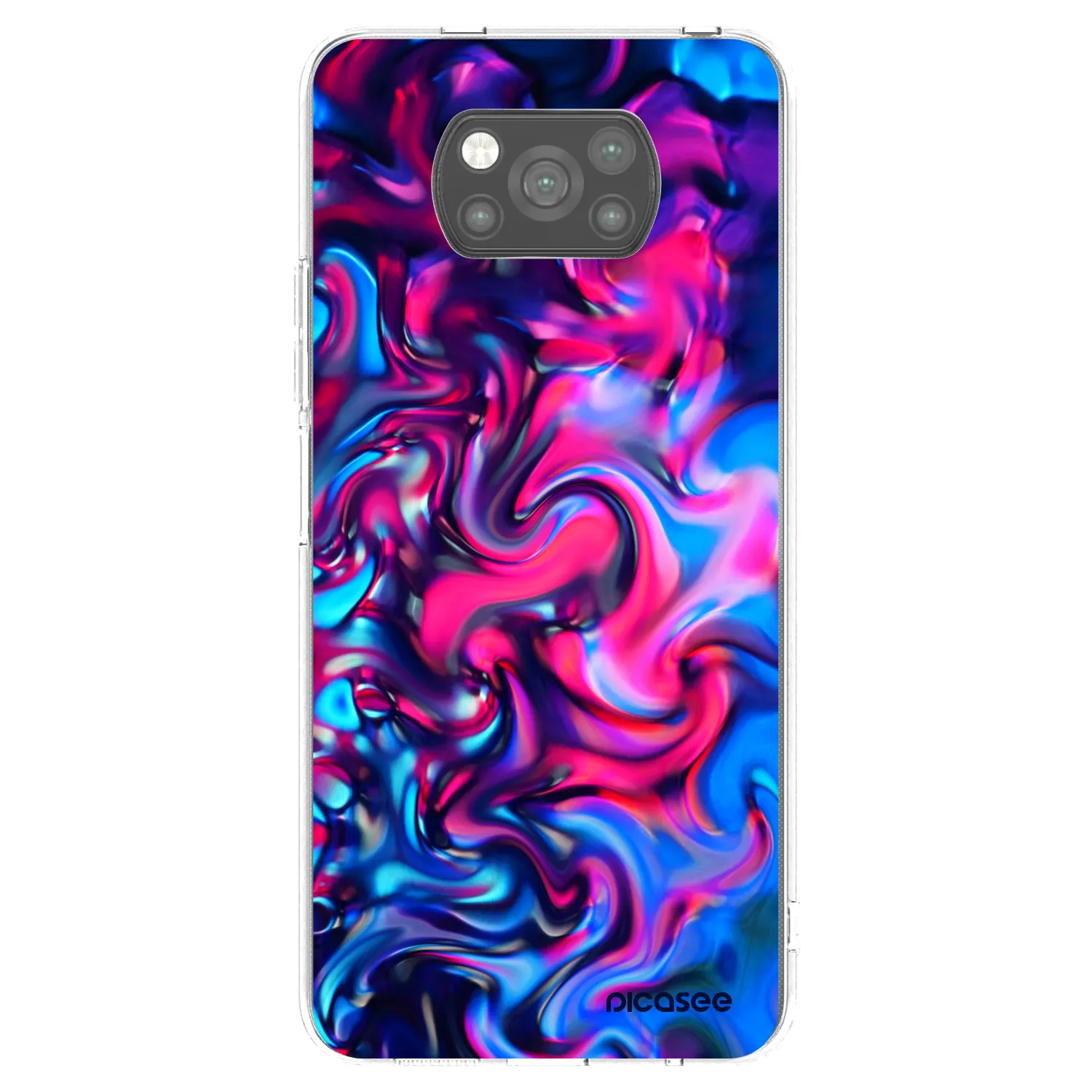 Picasee silikónový čierny obal pre Xiaomi Poco X3 Pro - Redlight