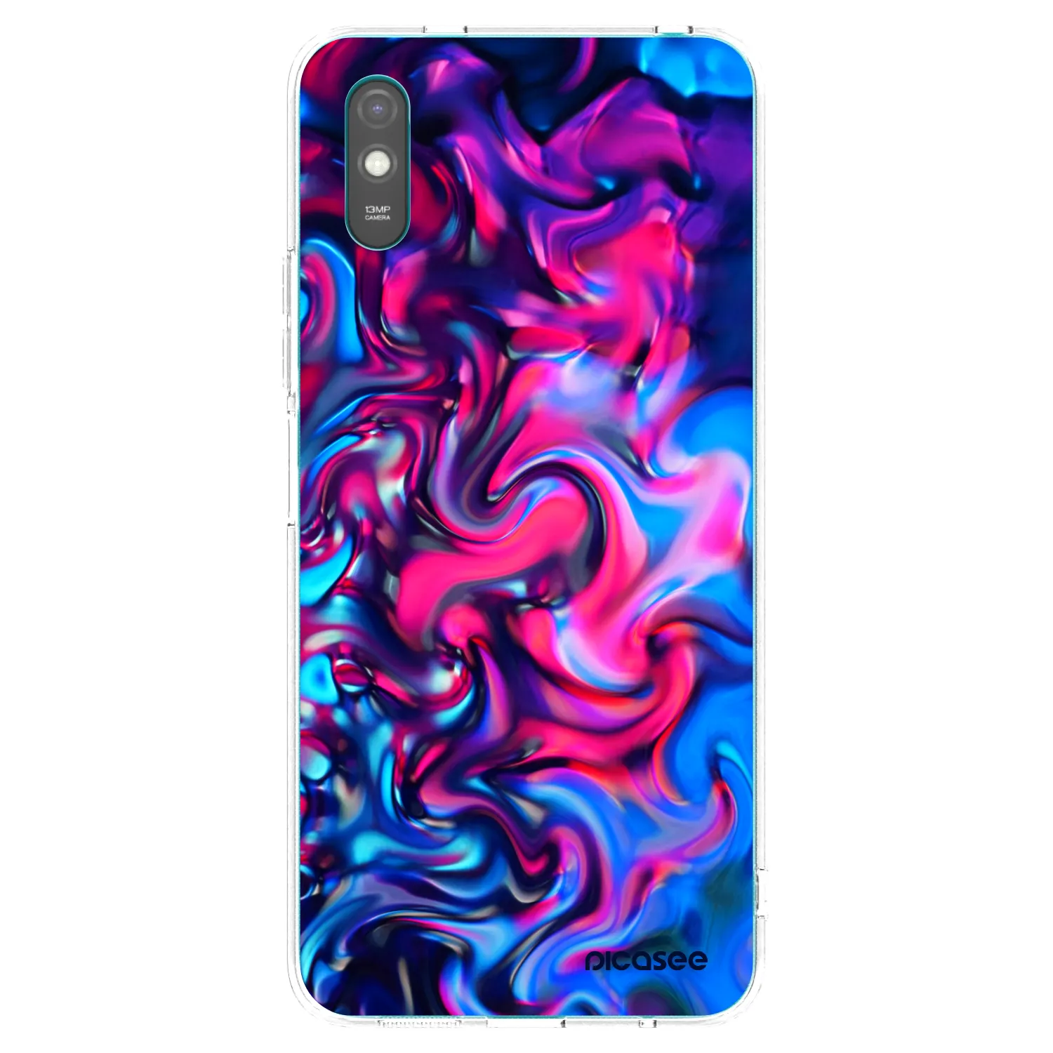 Picasee silikónový prehľadný obal pre Xiaomi Redmi 9AT - Redlight