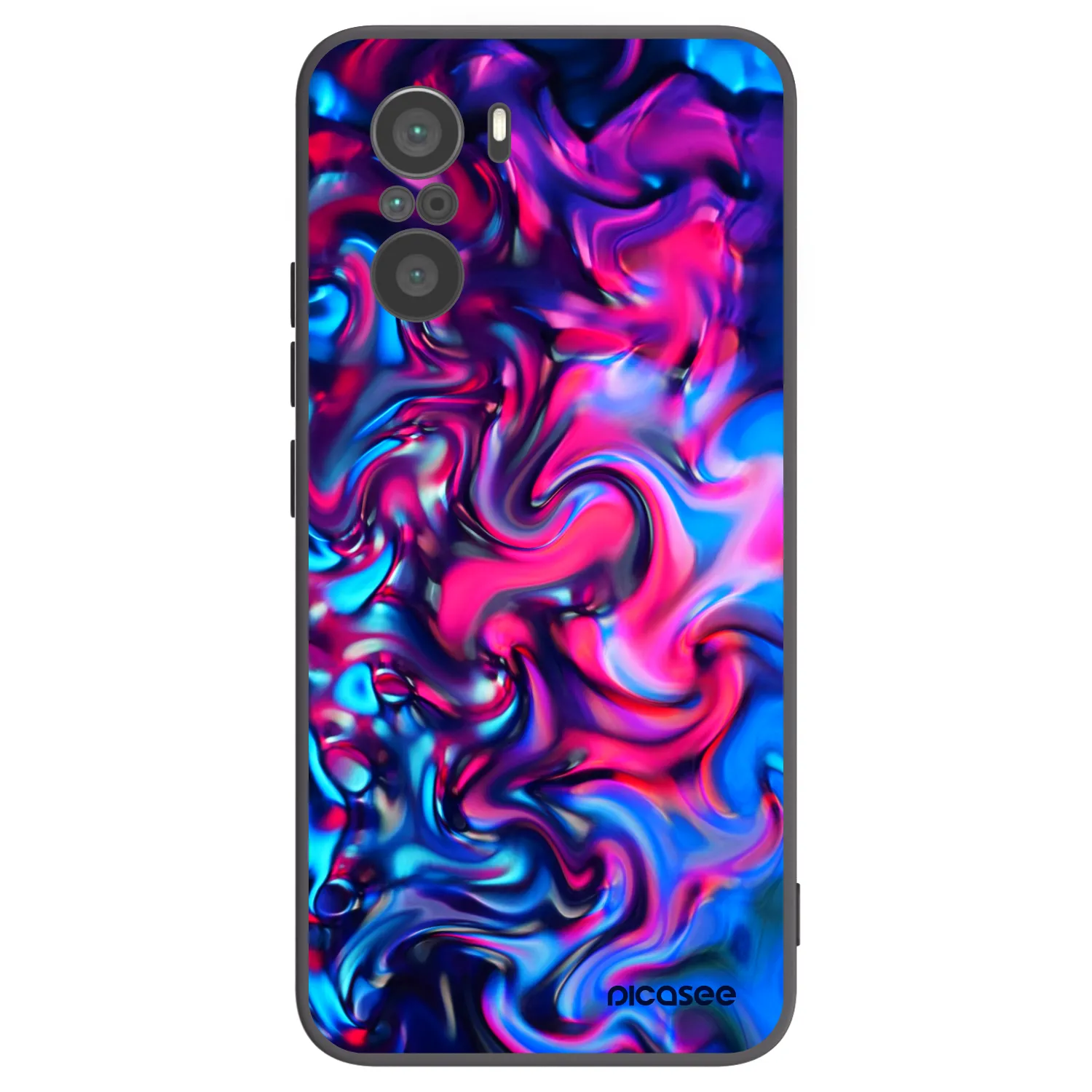 Picasee silikónový čierny obal pre Xiaomi Poco F3 - Redlight