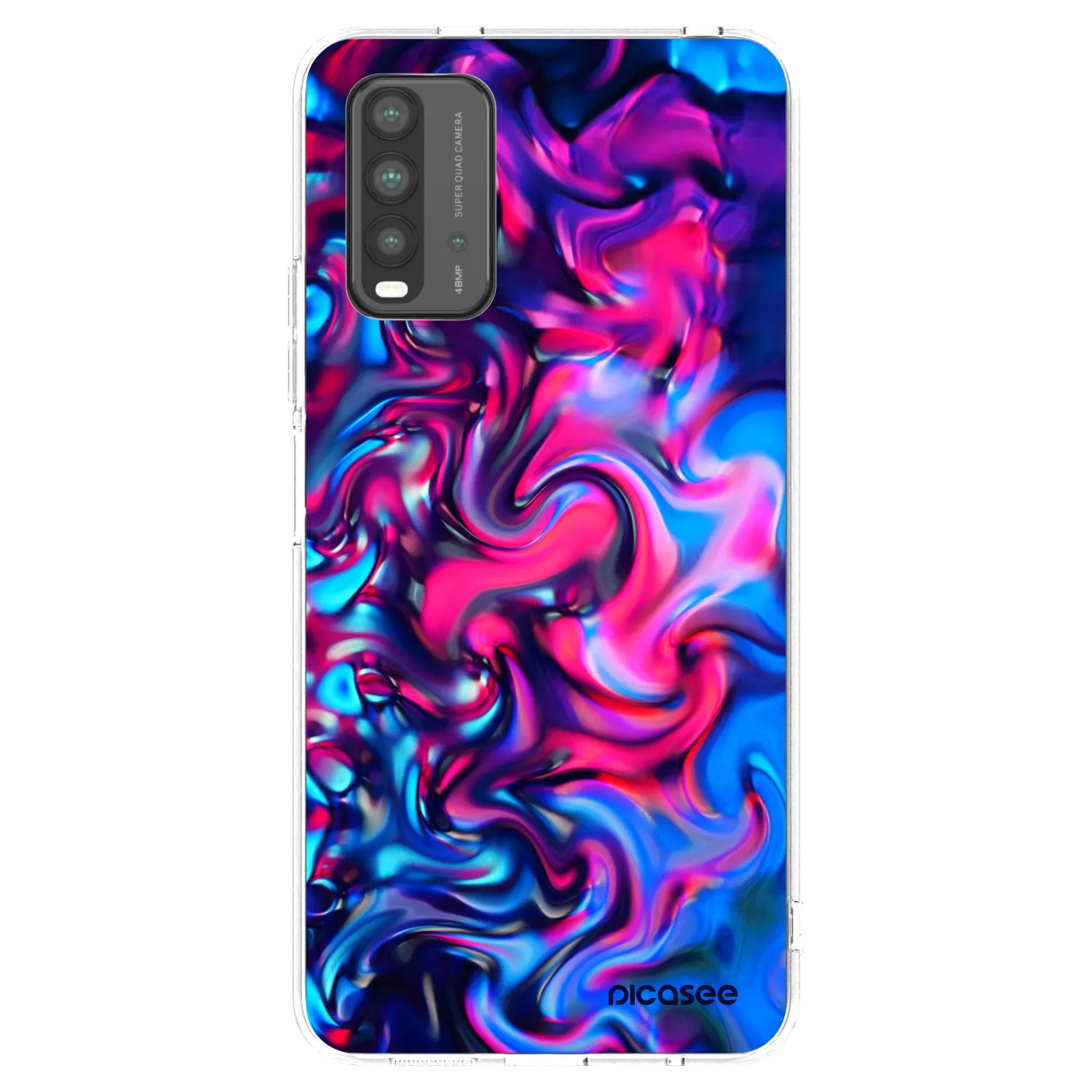 Silikónový prehľadný obal pre Xiaomi Redmi 9T - Redlight