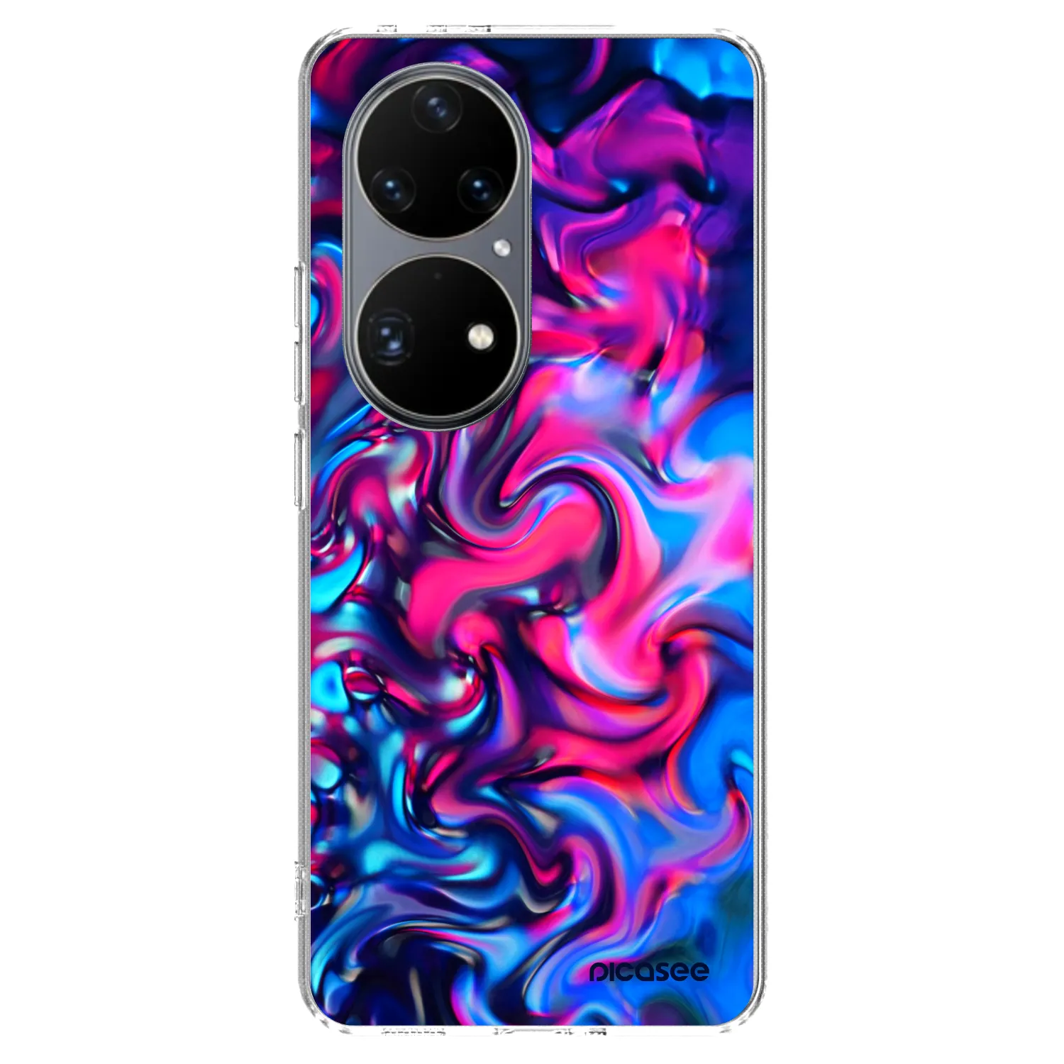 Picasee silikónový prehľadný obal pre Huawei P50 - Redlight