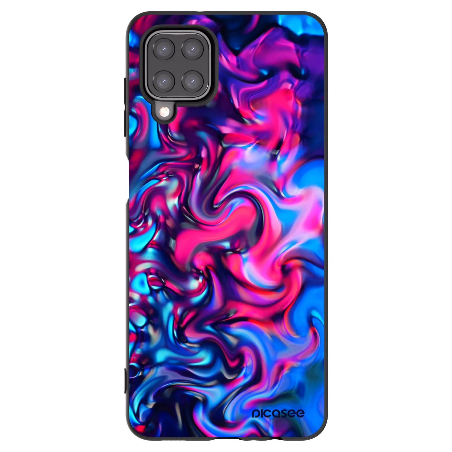 Picasee silikónový čierny obal pre Samsung Galaxy M12 M127F - Redlight