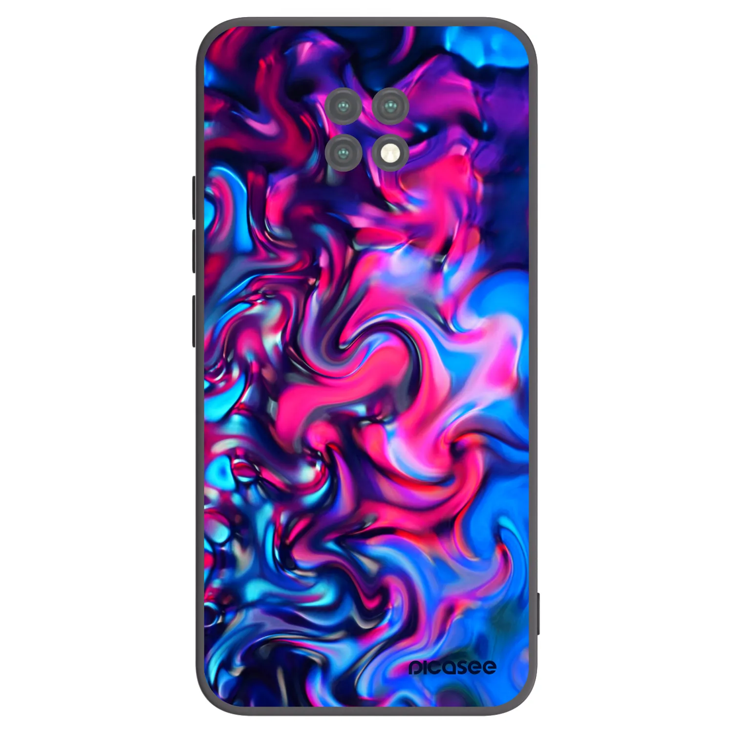 Picasee silikónový čierny obal pre Xiaomi Redmi Note 9T - Redlight