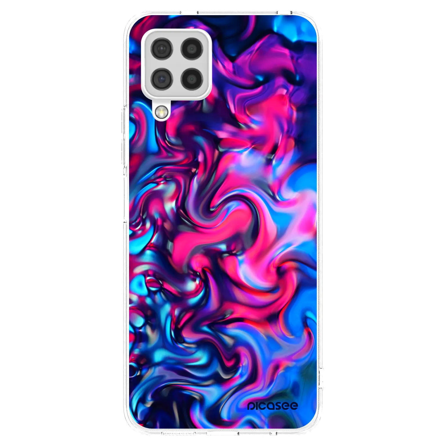 Picasee silikónový prehľadný obal pre Samsung Galaxy A22 A225F 4G - Redlight