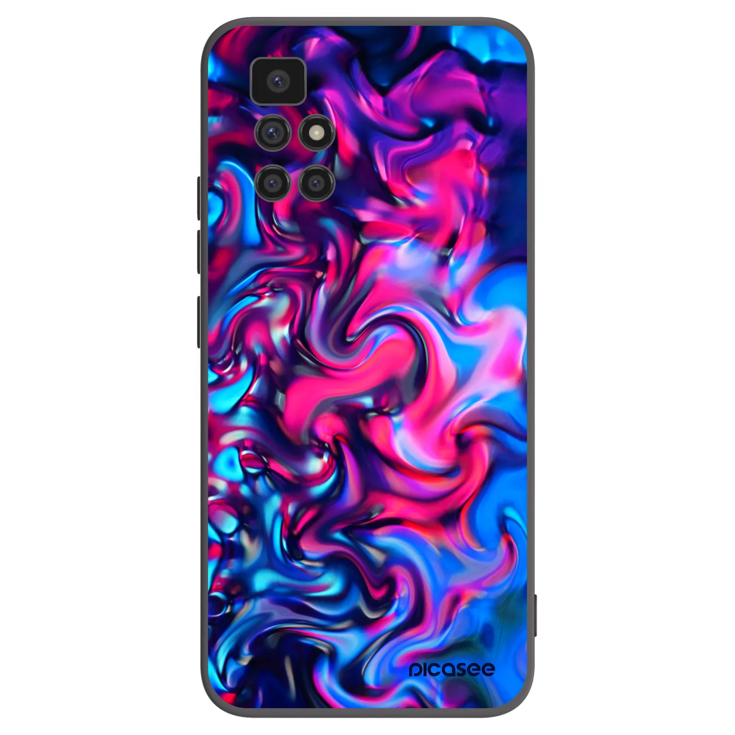 Picasee silikónový čierny obal pre Xiaomi Redmi 10 - Redlight