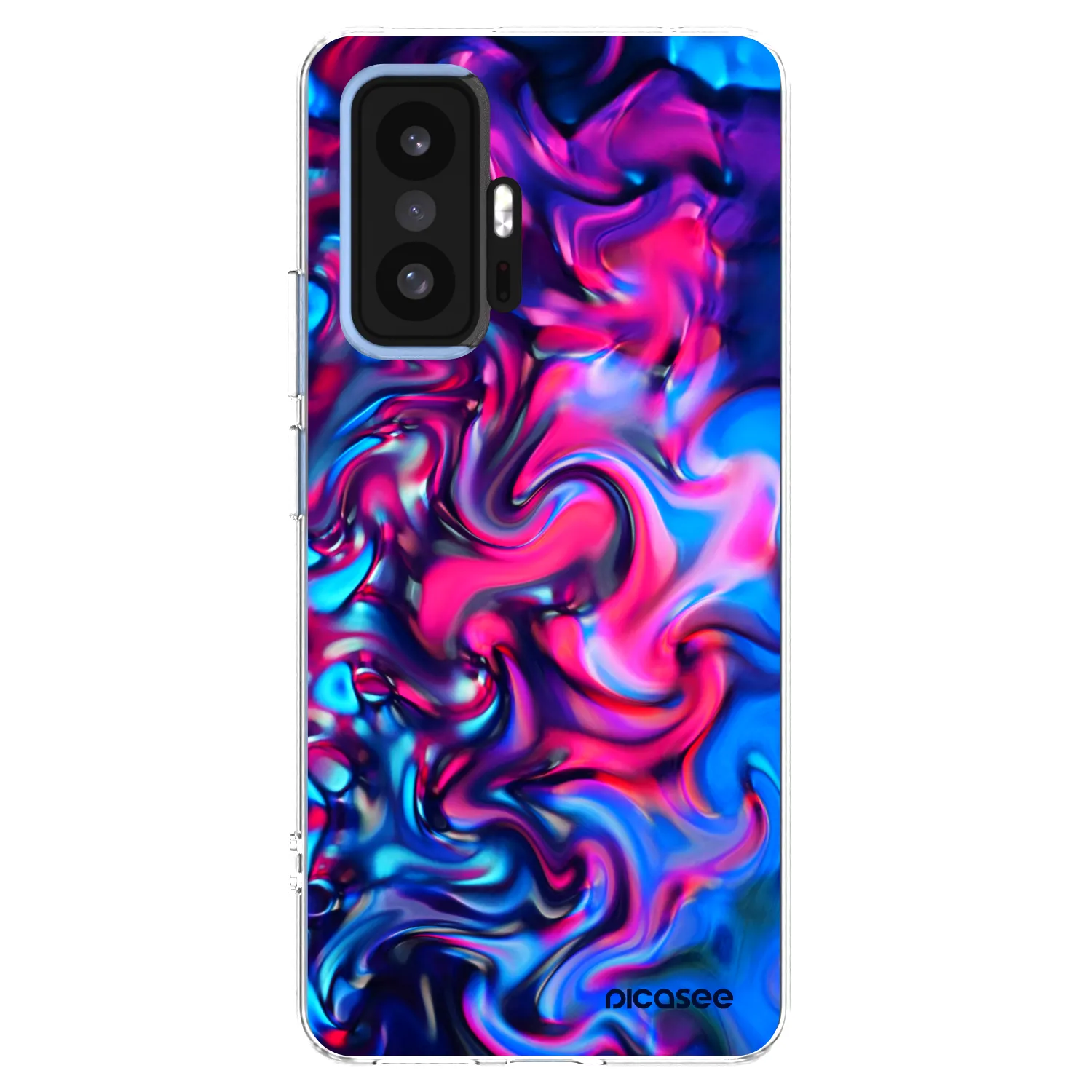 Picasee silikónový prehľadný obal pre Xiaomi 11T - Redlight