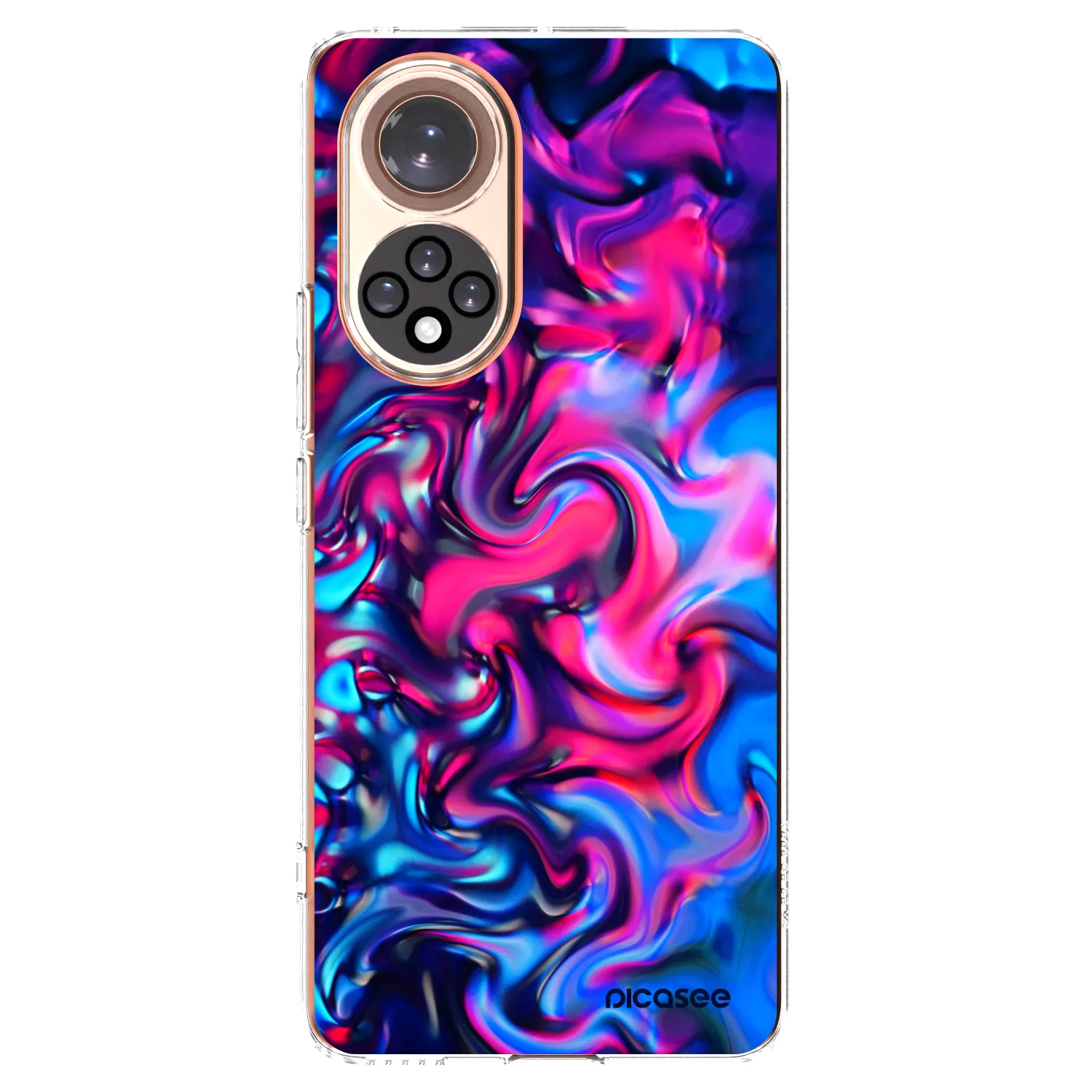 Picasee silikónový prehľadný obal pre Honor 50 5G - Redlight