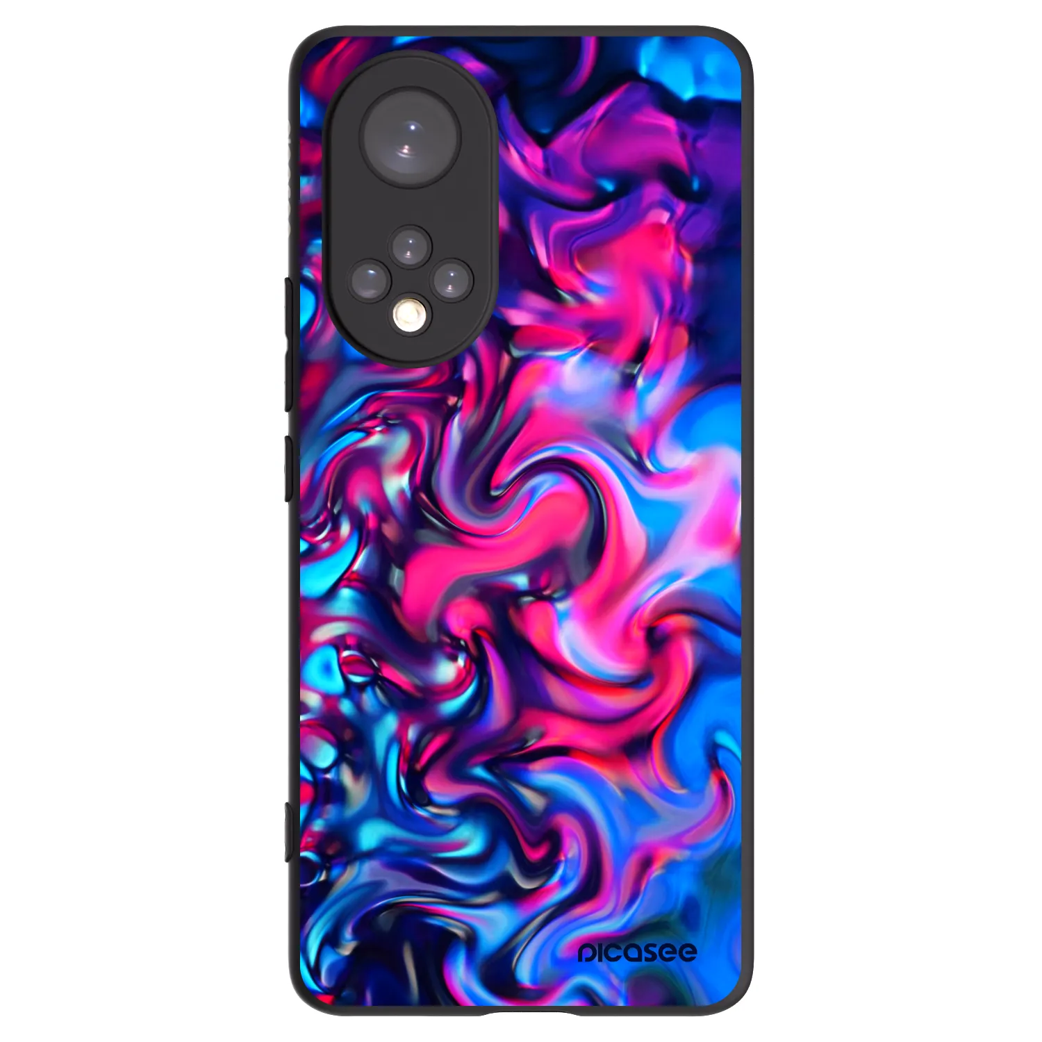 Picasee silikónový čierny obal pre Huawei Nova 9 - Redlight