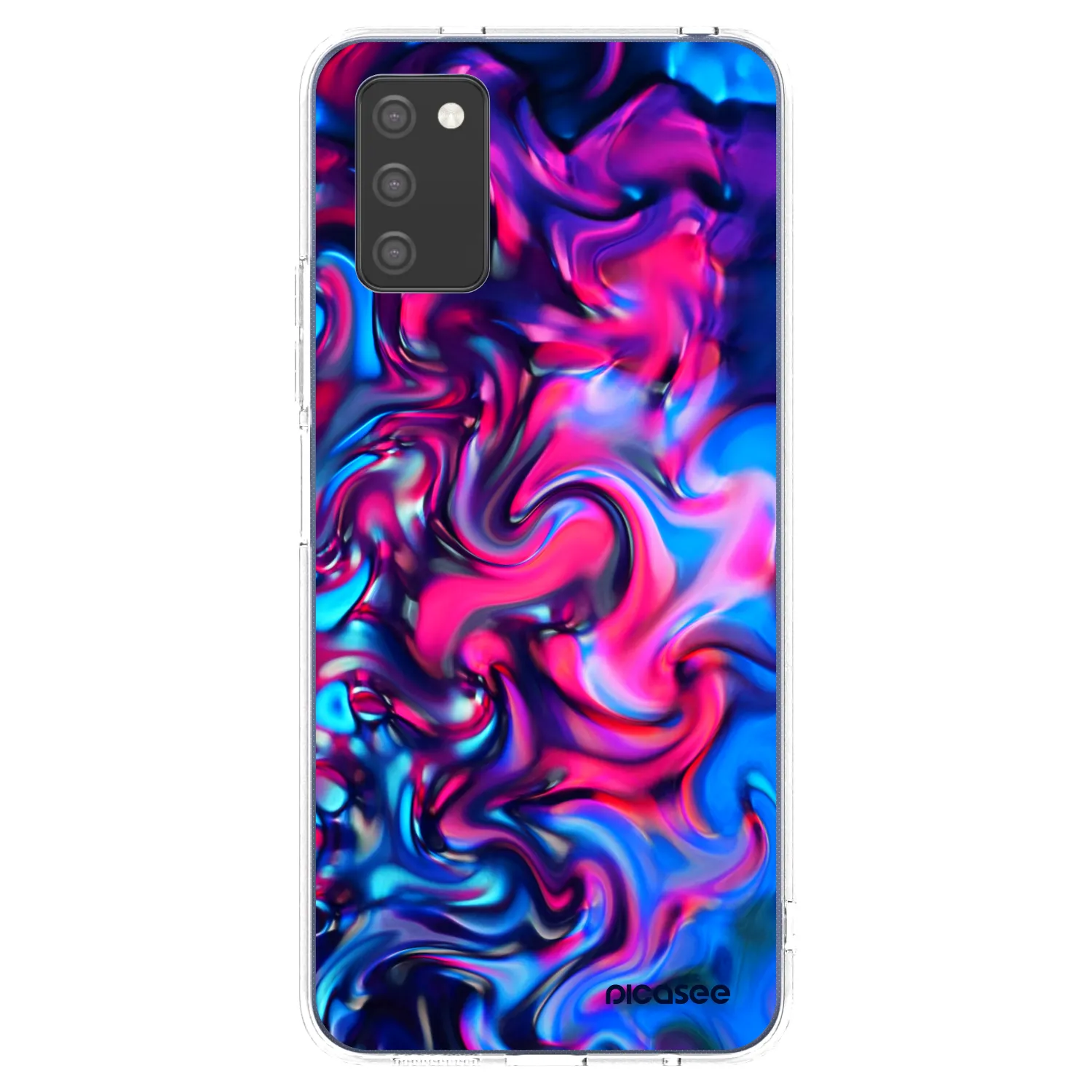 Picasee silikónový prehľadný obal pre Samsung Galaxy A03s A037G - Redlight