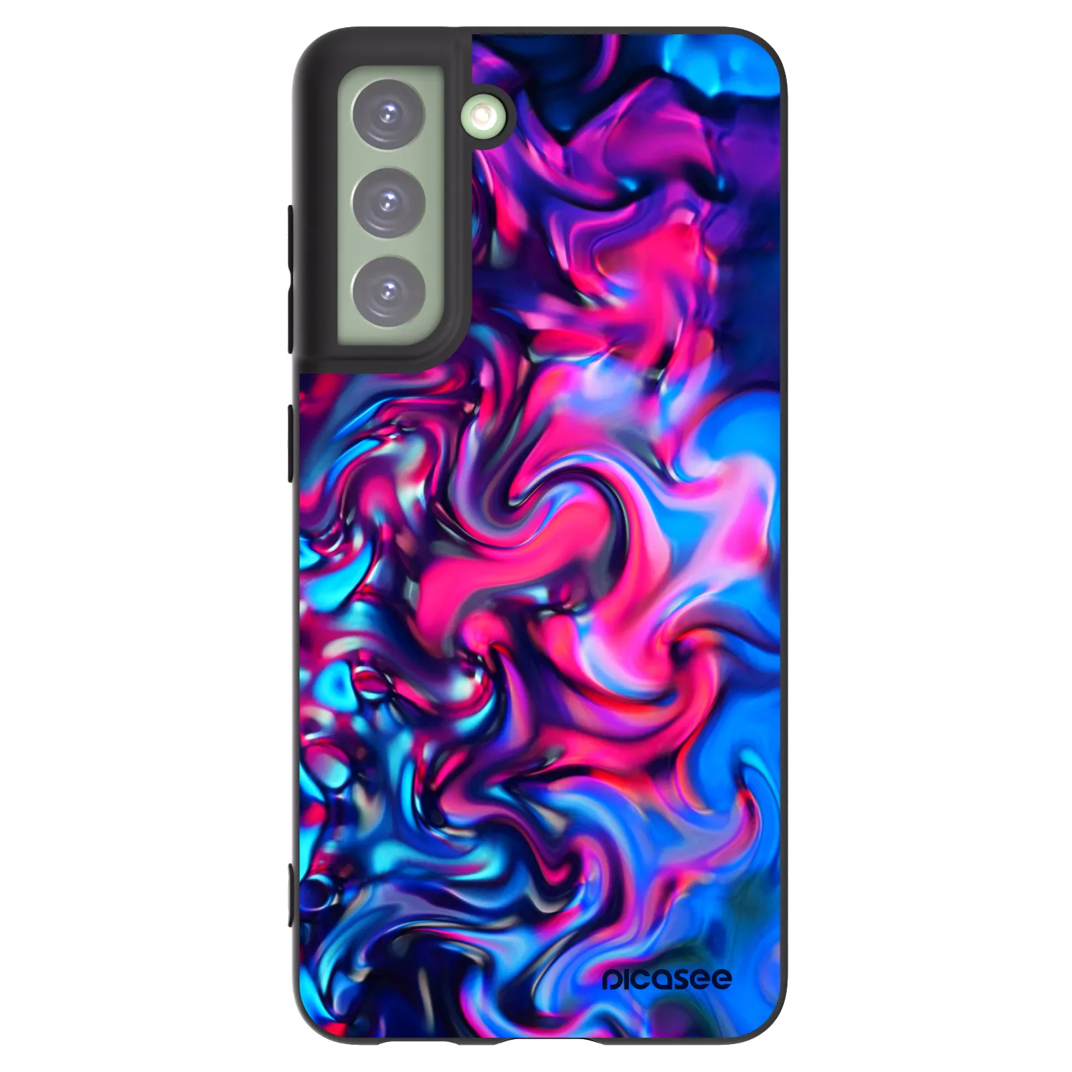 Picasee silikónový čierny obal pre Samsung Galaxy S21 FE 5G - Redlight