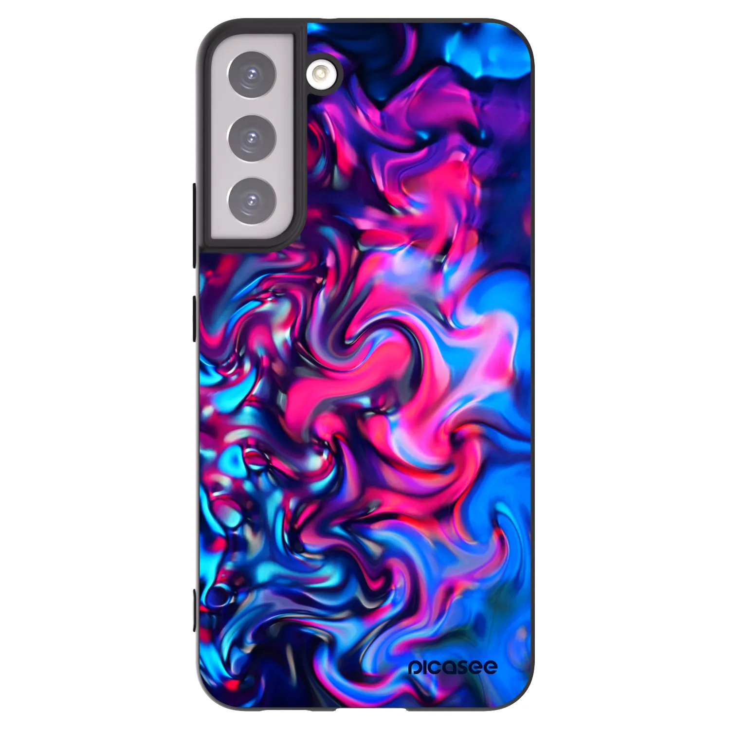 Picasee silikónový čierny obal pre Samsung Galaxy S22+ 5G - Redlight