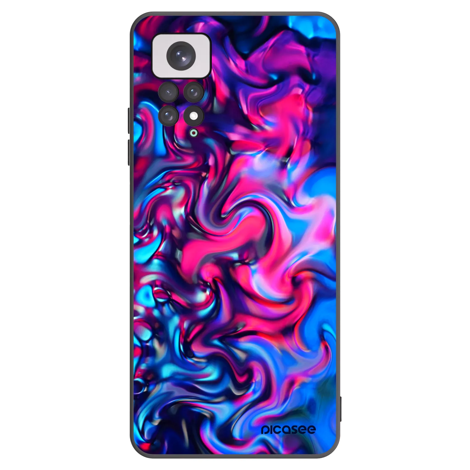 Picasee silikónový čierny obal pre Xiaomi Redmi Note 11 - Redlight
