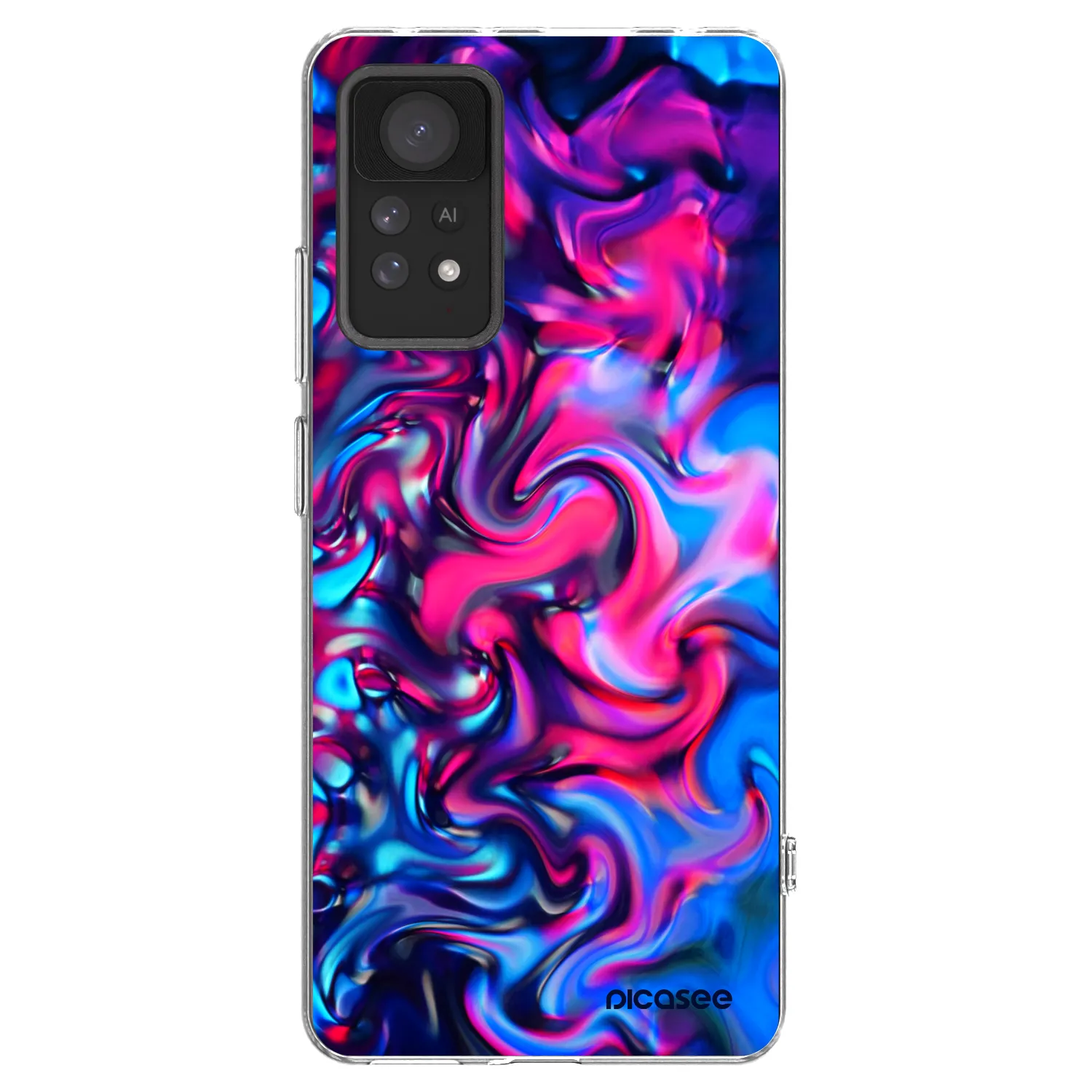 Picasee silikónový prehľadný obal pre Xiaomi Redmi Note 11 Pro - Redlight