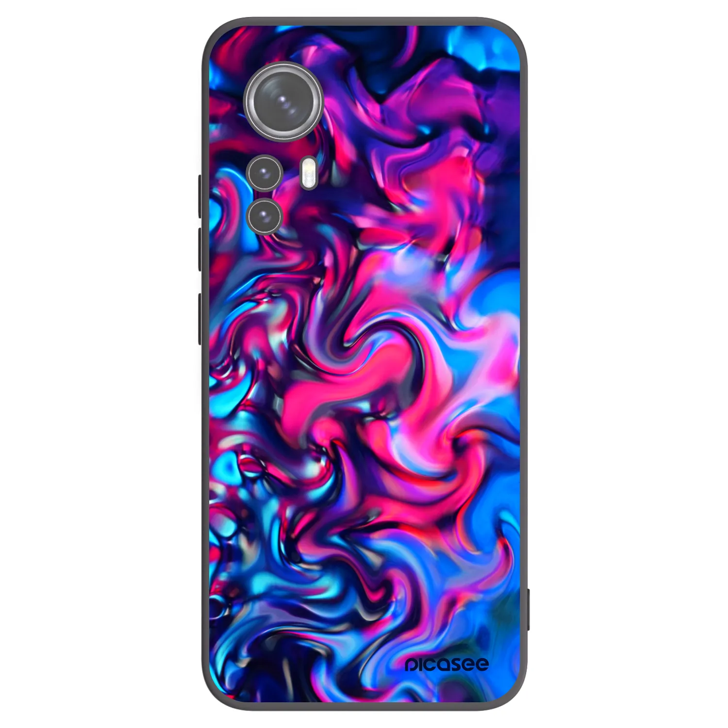 Picasee silikónový čierny obal pre Xiaomi 12 - Redlight