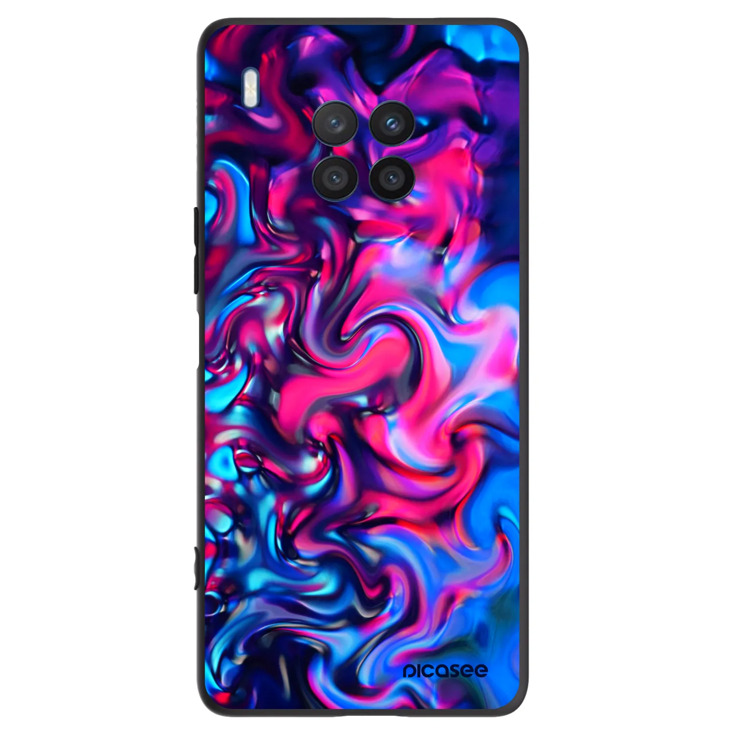 Picasee silikónový čierny obal pre Honor 50 Lite - Redlight